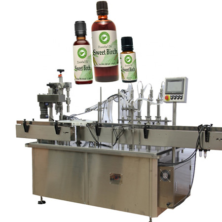 Е-филер за сок, машина за полнење и затварање на мали есенцијални вијали за есенцијално масло 30 ml 60 ml