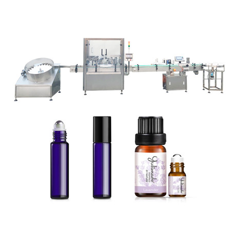 мала работилница ротациона течност / парфем / мирис / аттар машина за полнење шишиња со CE сертификат