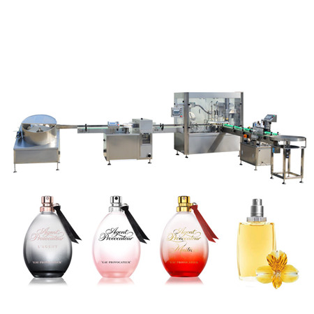 Фабрика за сертификација на Шангај фабрика автоматско производство на машина за полнење шише со есенцијално масло