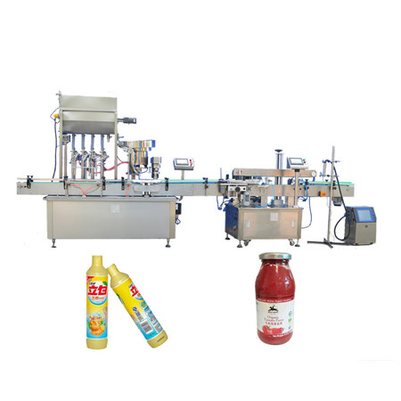 KA Полу-автоматско течно полнење за шише со сапун Индустриска постројка / опрема