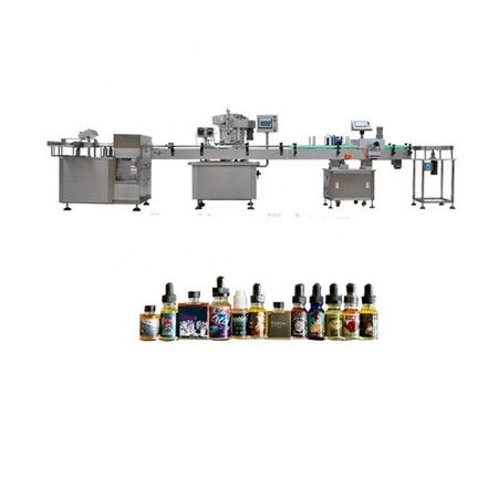 Висококвалитетна машина за полнење и запечатување на пластично шише за полнење и запечатување масло за полнење со масло за е-пушење со висок квалитет