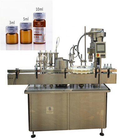 Моноблок машина за полнење Автоматско плакнење машини за полнење и покривање за линија за полнење парфем со спреј