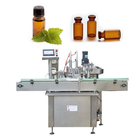 Фармацевтска машина за полнење и капацирање со голема брзина за полнење за полнење шише со шишенце со шишенце со сируп