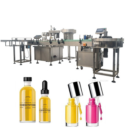 Со голема брзина целосно автоматско есенцијално масло мало парфем козметичко шише за полнење машина Шангај фабрика