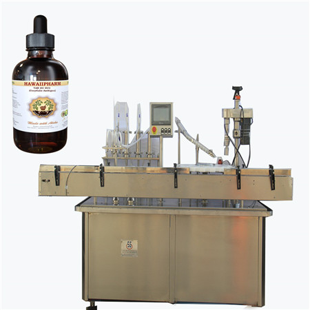 Автоматска линија за полнење шишиња Парфем со спреј за тело за течни шишиња за полнење за 50 ml 100 ml