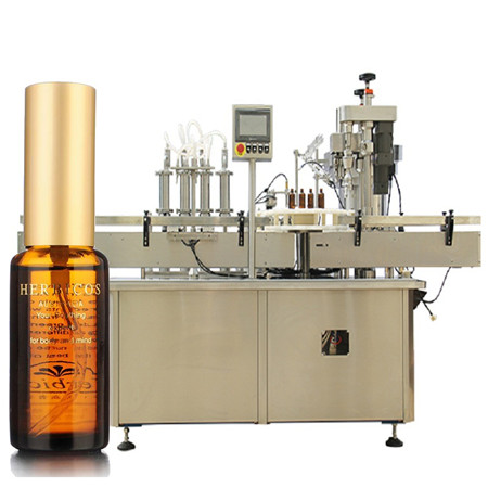 Пластична е-течна машина за полнење со вкус од 60 ml Е сок од 10 ml машина за полнење сок од вино со Siemens PLC