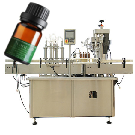 Е-филер за сок, машина за полнење и затварање на мали есенцијални вијали за есенцијално масло 30 ml 60 ml