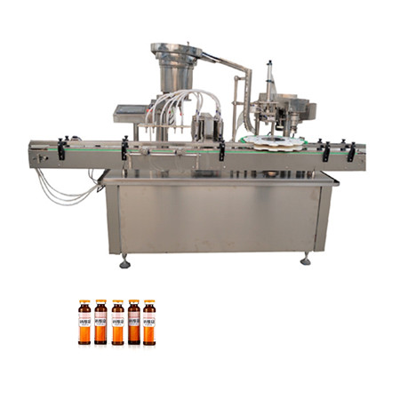 Автоматска ротациона машина за полнење шише со маслиново масло за готвење со 8 глави