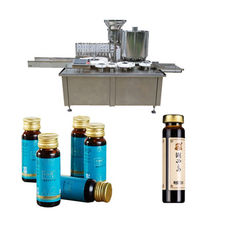Автоматска линија за производство на парфеми, машина за полнење и капацирање шише со стаклен спреј со 4 глави за полнење